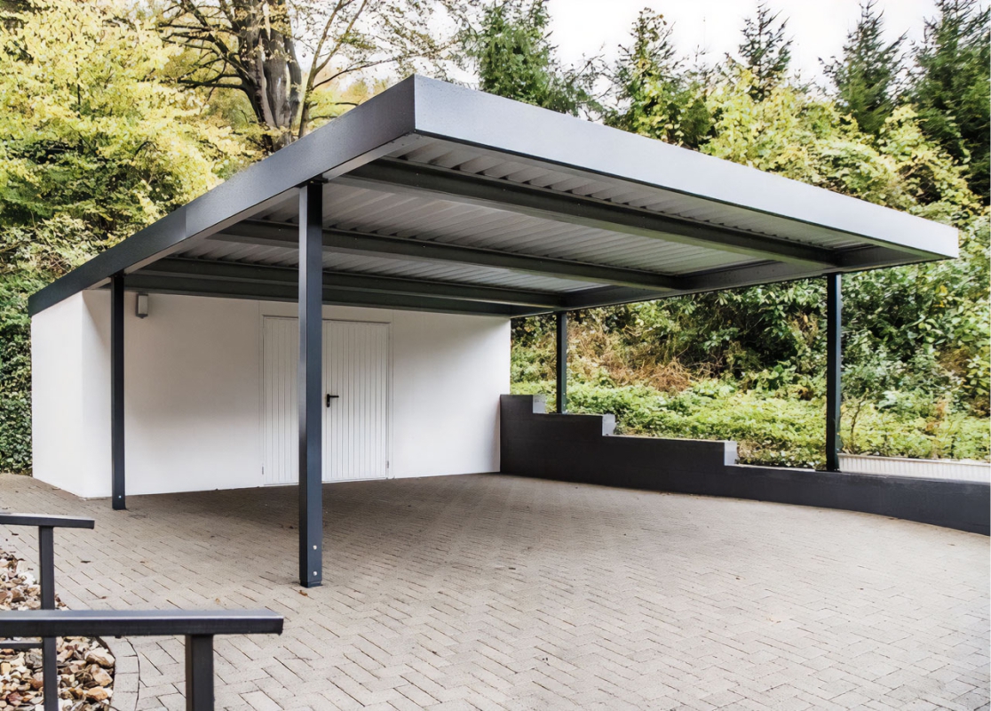 Хай-тек автонавес из поликарбоната для машин Автонавес на несколько авто