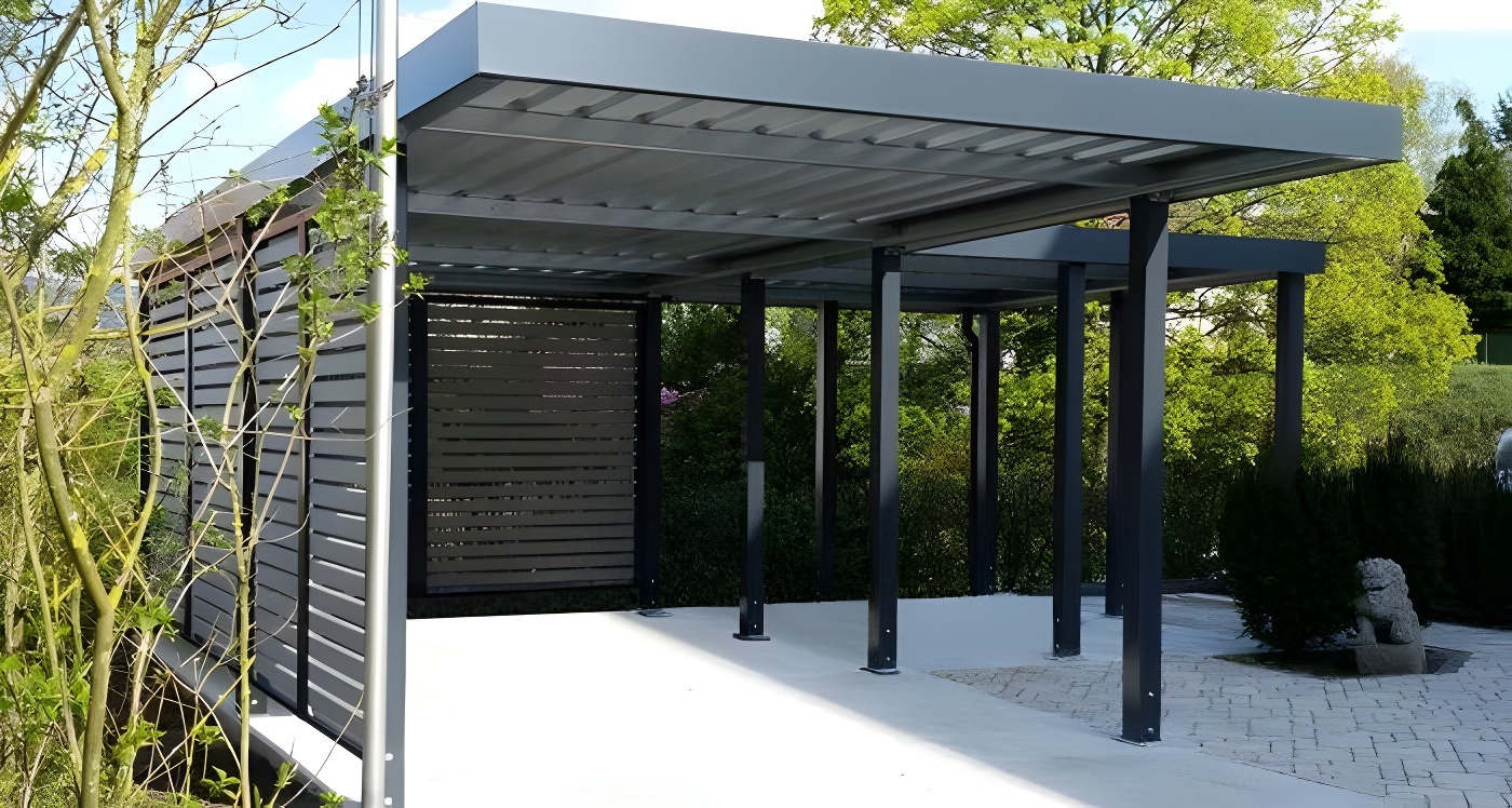 Хай-тек автонавес из поликарбоната для машин Автонавес на несколько авто